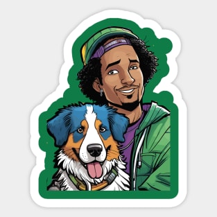 Rappers with Puppies Sticker